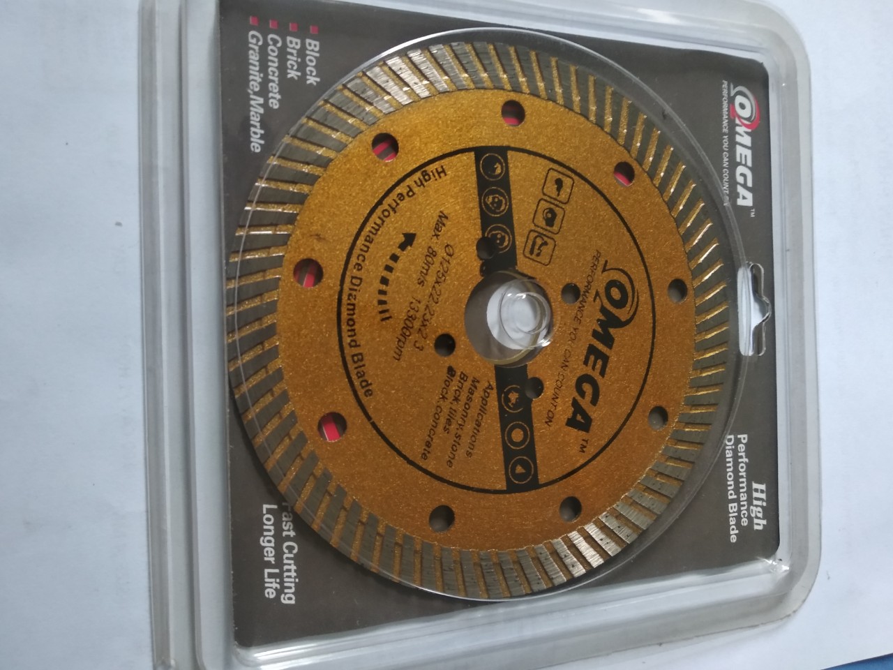 Lưỡi Cắt Đálưỡi cắt gạch Lưỡi cắt bê tông Đa Năng Omega 125