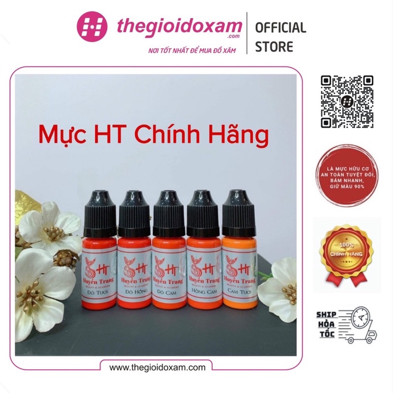Mực phun xăm bong đậm HT