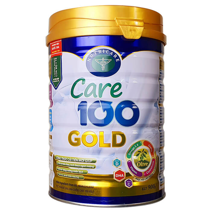 Sữa bột Care 100 Gold 900g
