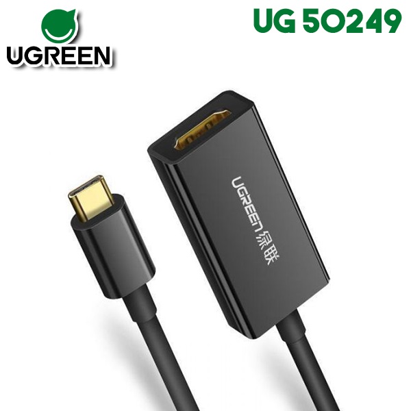Cáp usb type c sang hdmi hỗ trợ 4k2k chính hãng cao cấp ugreen 50249