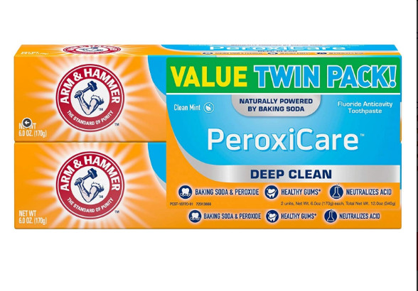 Kem đánh răng sạch sâu arm & hammer peroxicare tartar control fluoride toothpaste