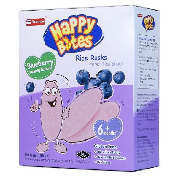 Bánh ăn dặm happy bites Vị Việt Quất