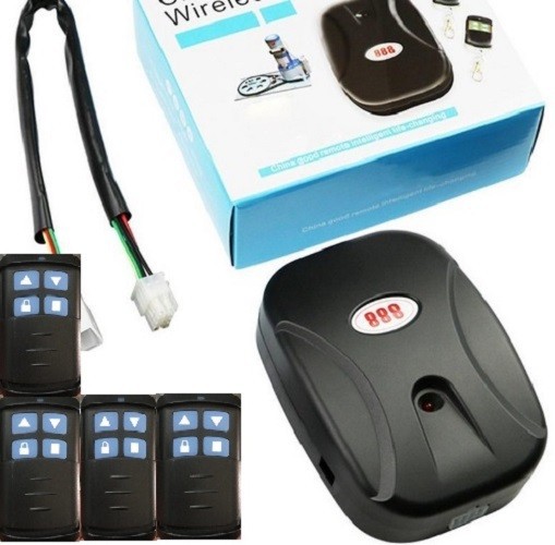 Bộ Điều khiển motor cửa cuốn 888 kèm 4 tay khiển tần số 433Mhz