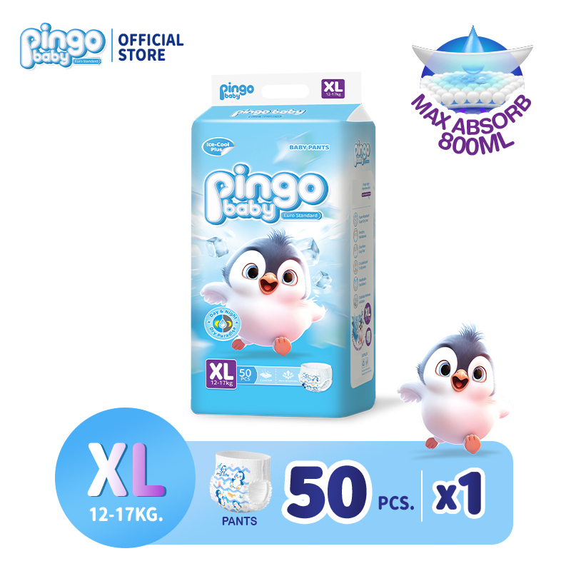 Pingo Baby 50 Pieces of Diaper Pants / Diaper Pants Imported from Europe Nb/S/M/L/Xl/2Xl/3Xl Baby Diapers - 5