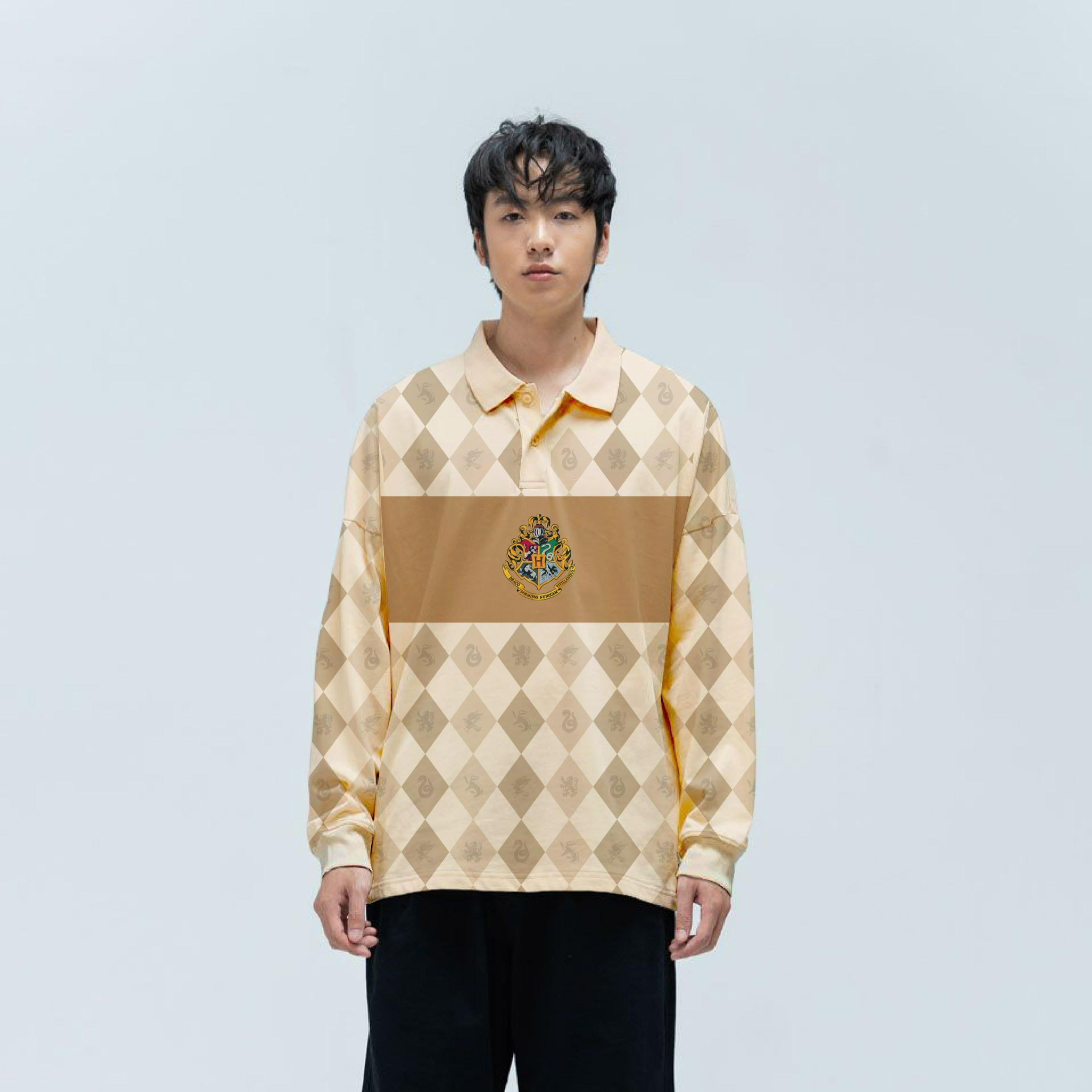 Áo Polo BOO Unisex Dài Tay In Graphic Harry Potter BZL