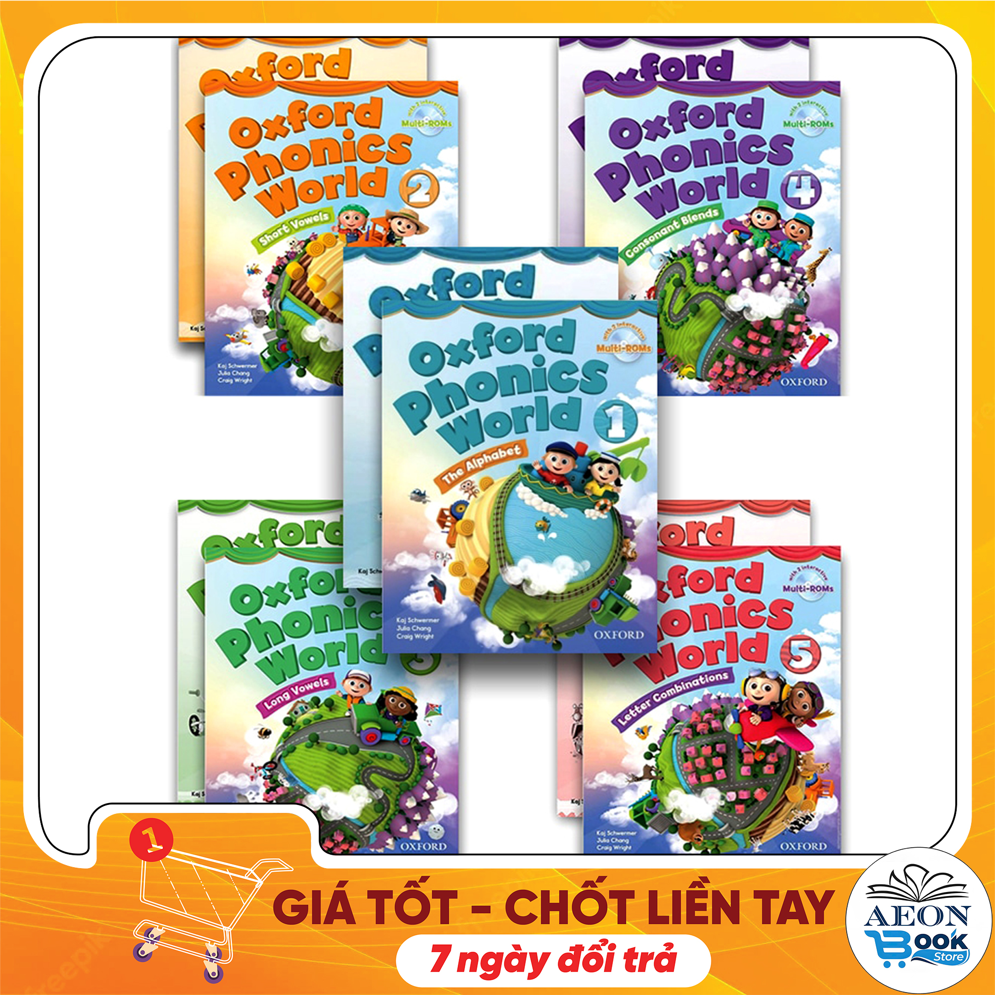 Oxford Phonics World 1,2,3,4,5 - AEON BOOKSTORE
