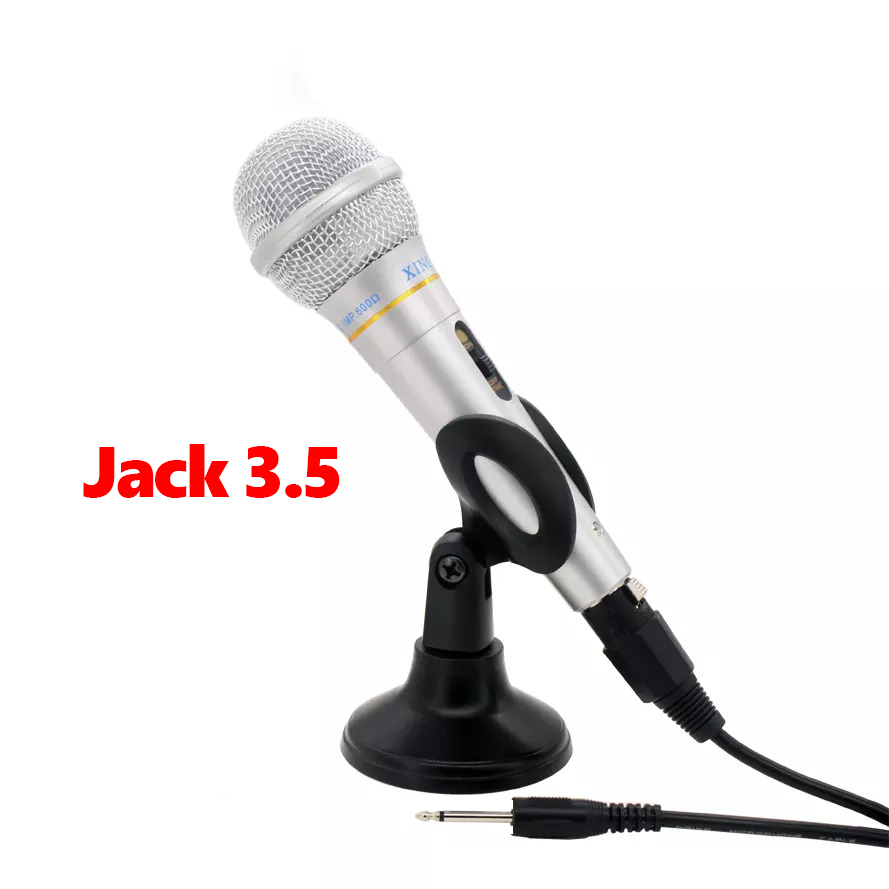 Mic hát -micro karaoke xingma ak-319 cao cấp jack 3.5 mm