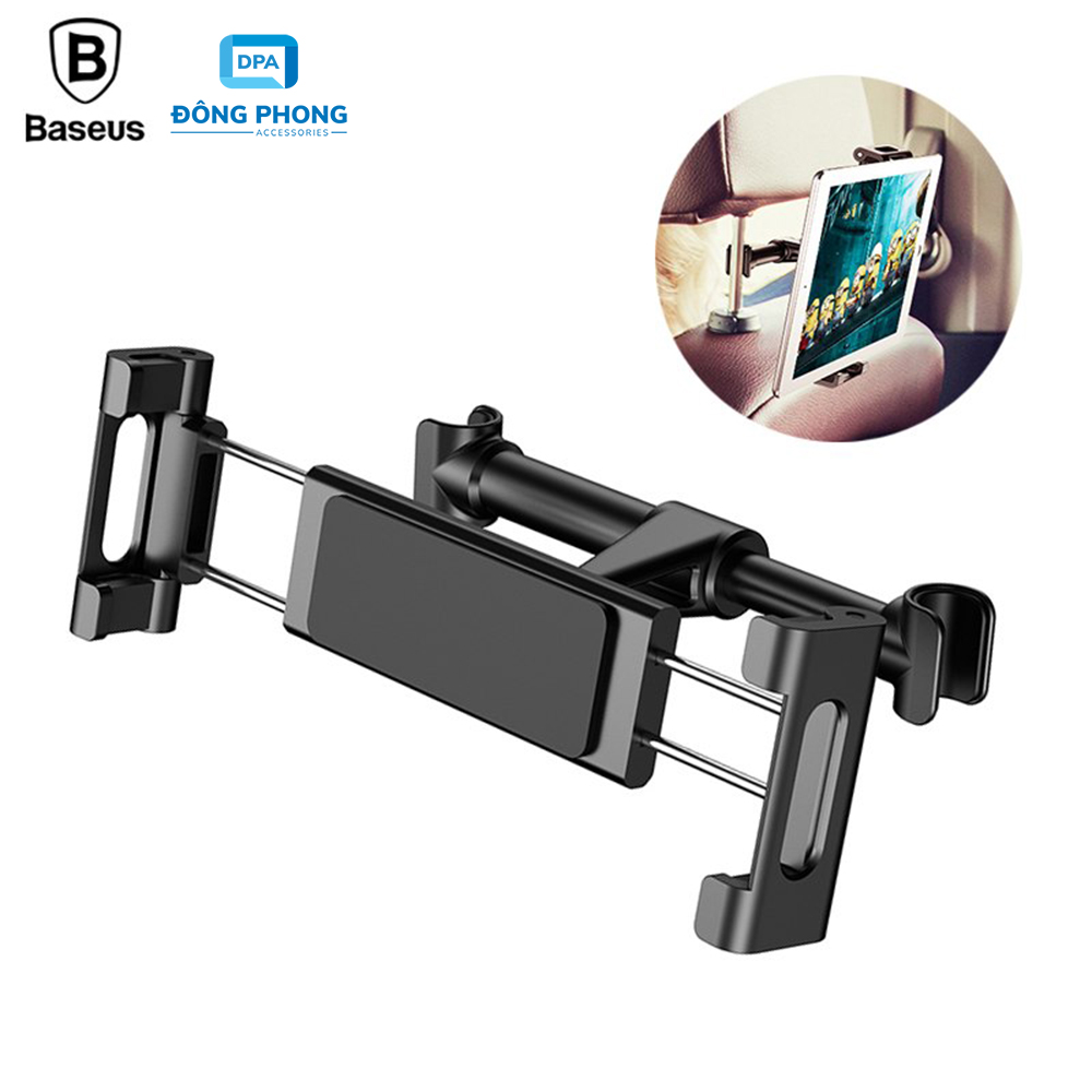 Giá đỡ ipad / điện thoại kẹp ghế sau trên xe hơi chính hãng baseus