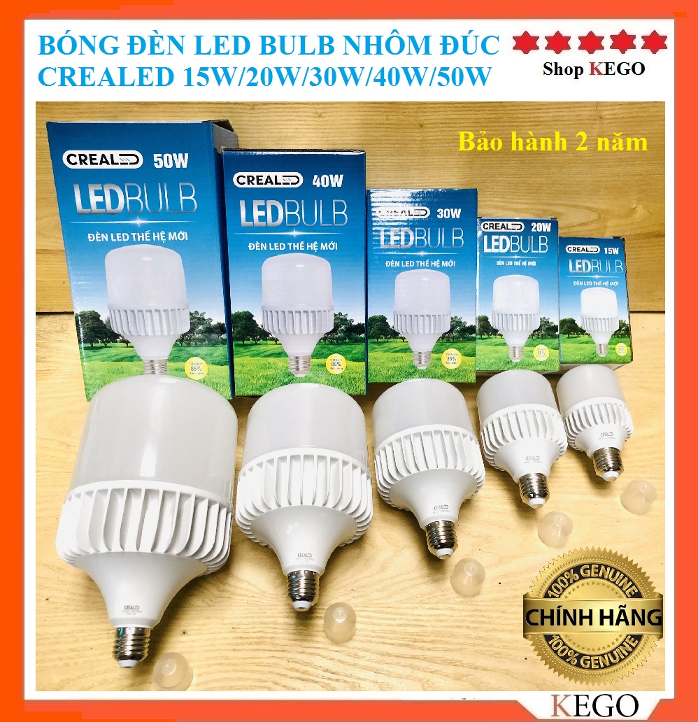 Bóng chống lóa đèn led trụ nhôm đúc 15-50W Chiếu sáng nhà xưởng, gia đình