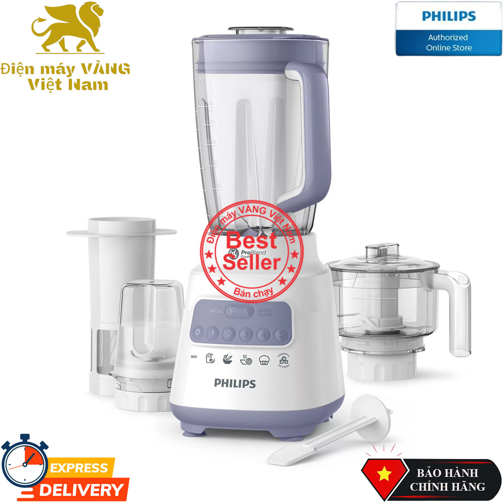 Máy xay sinh tố thế hệ mới philips hr2223 thay thế cho model hr2118