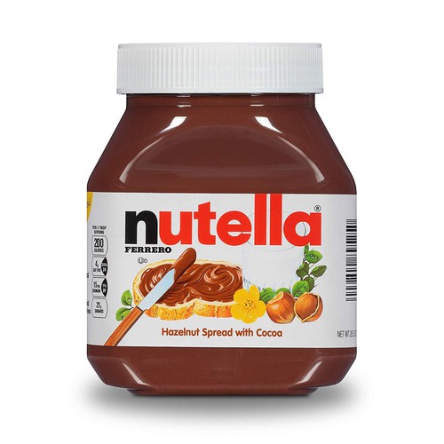 MỨT KEM HẠT DẺ CHOCOLATE NUTELLA 350G ( Hủ thủy tinh - Hàng Đức - Date Tháng 4- 2024 )