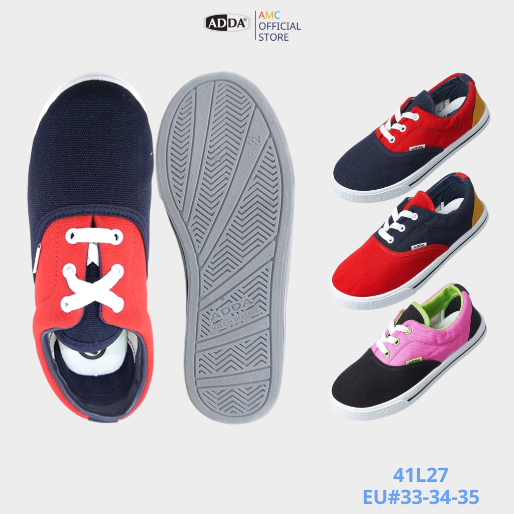 Giày Bata Vải Thái Lan Trẻ Em Adda 41l27-b1