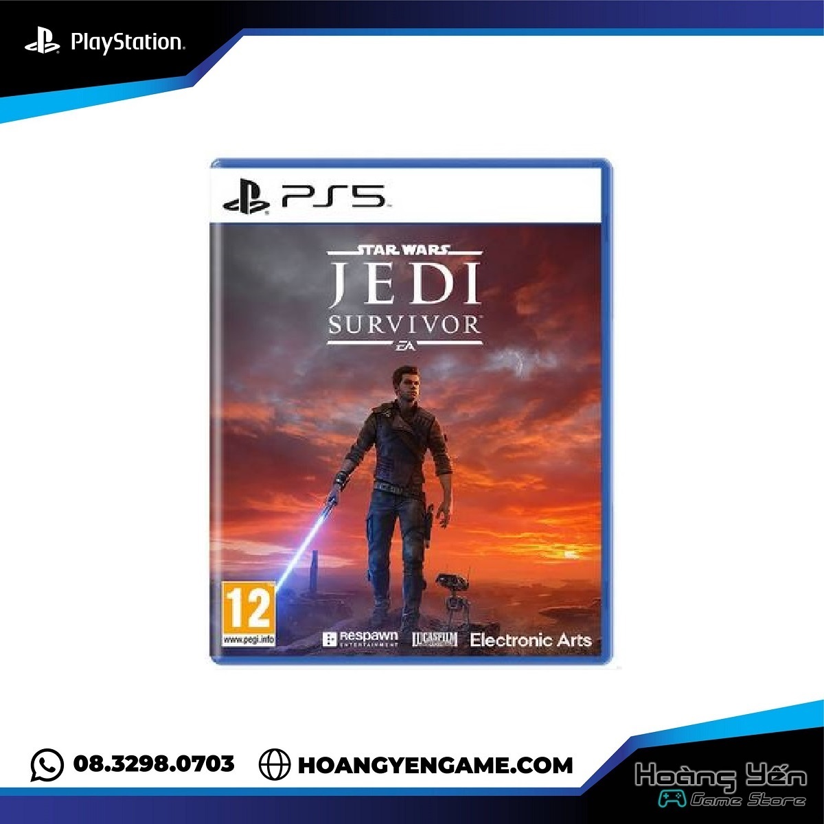 Đĩa game star wars jedi: survivor ps5