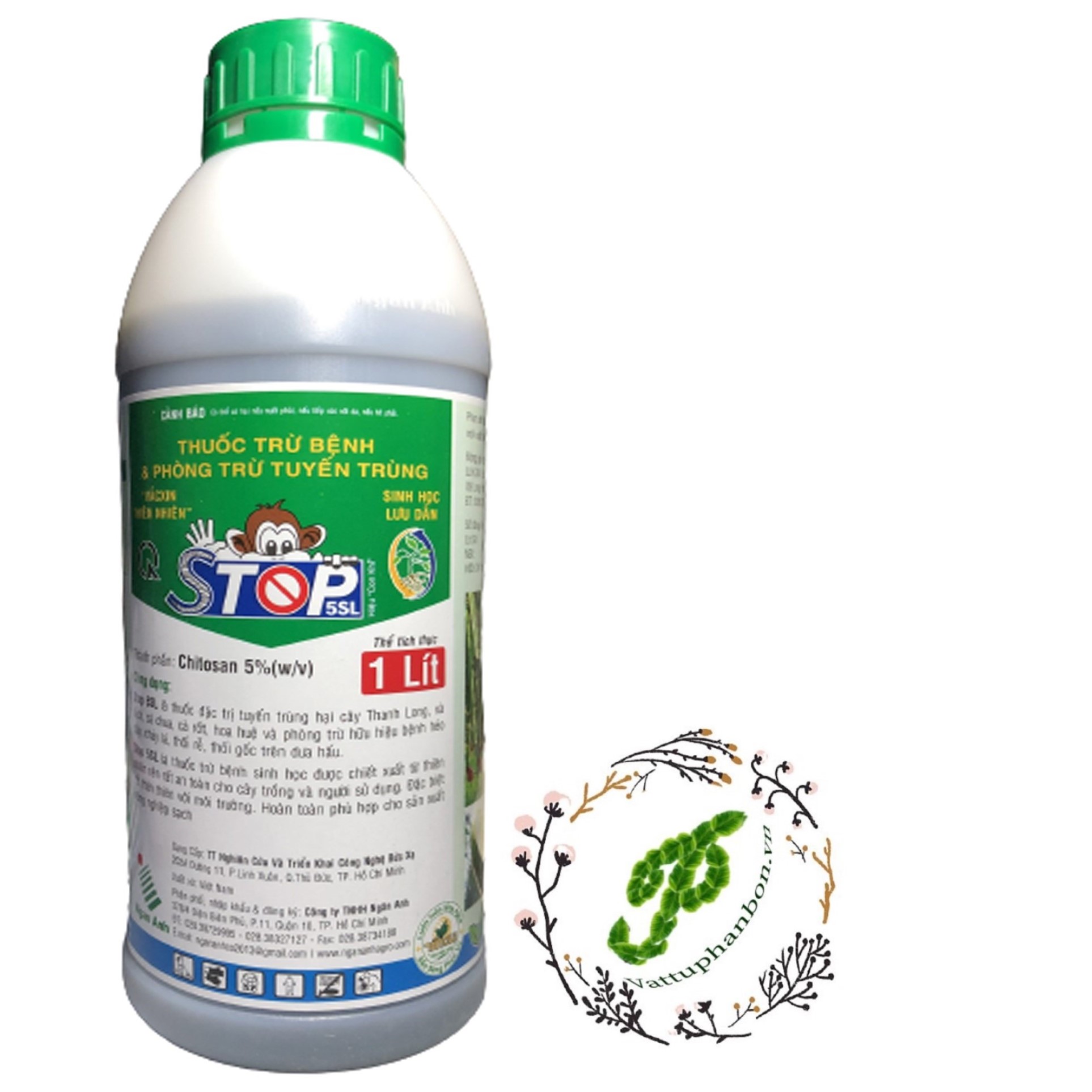 Thuốc trừ bệnh & phòng trừ tuyến trùng stop 5sl - #536a# 1 lít