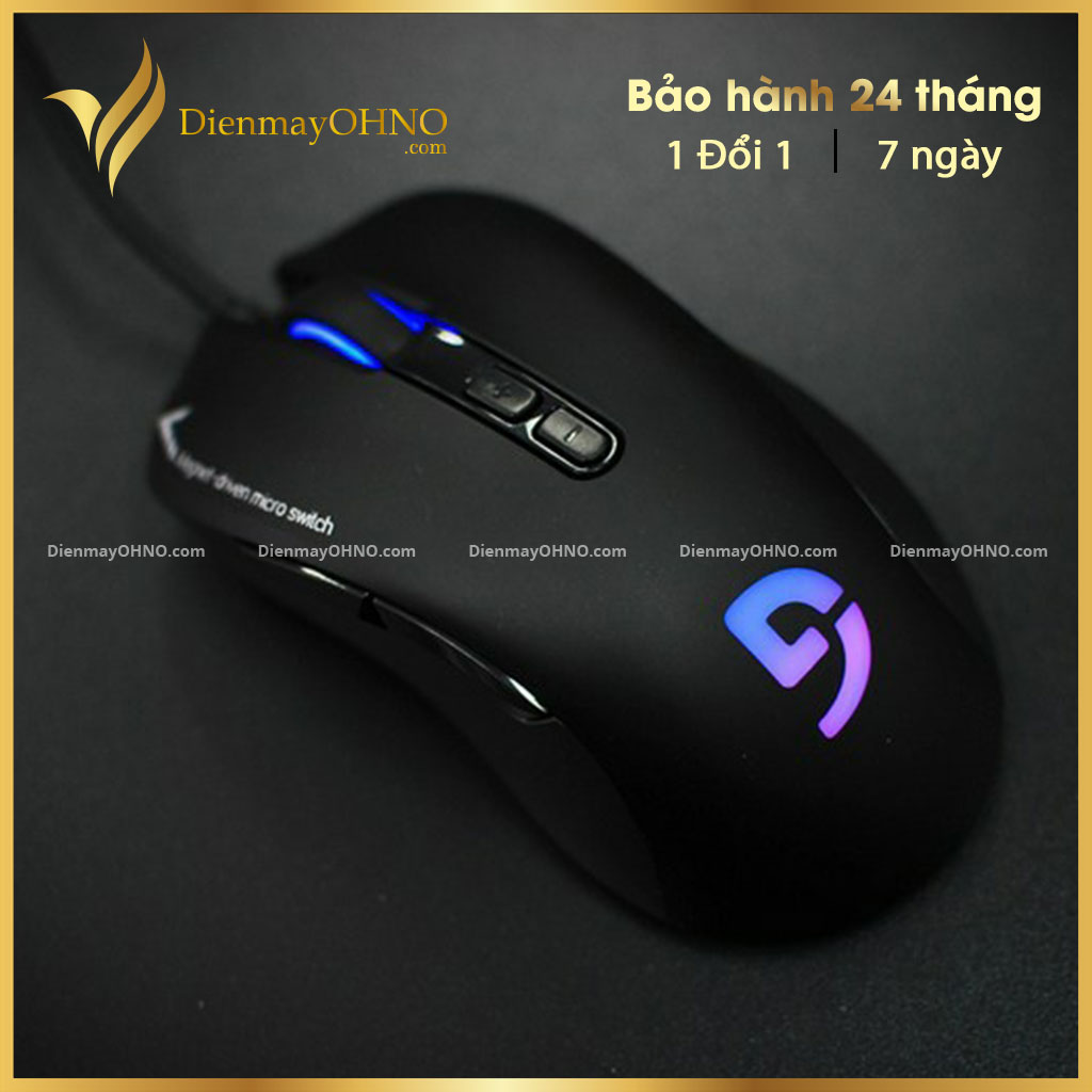 Chuột Máy Tính Gaming Có Dây Led Fuhlen G90 (Hồng & Đen) - Con Chuột Máy Vi Tính Chơi Game Gaming Có Dây Đèn LED Cho Laptop PC - Điện Máy OHNO