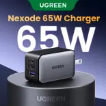 UGREEN GaN 65W 2C1A Củ Sạc - Củ Sạc Đa Năng 220V Tương Thích MacBook/iPhone/Samsung Giao Hàng Nhanh 24H Bảo Hành 18 Tháng Model：10334
