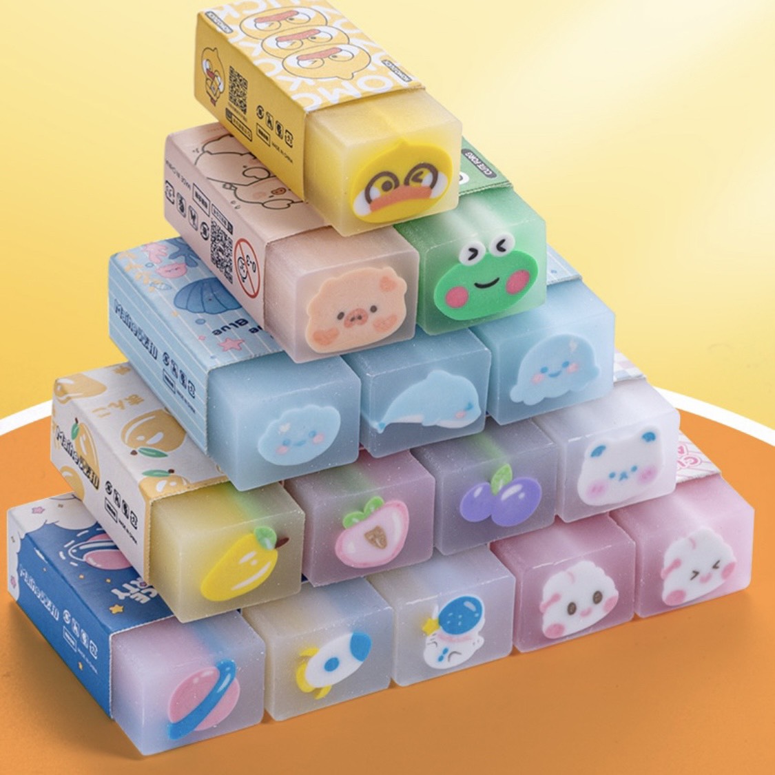 Gôm tẩy hoạt tiết Siêu cute, Tẩy các hình Siêu Sạch