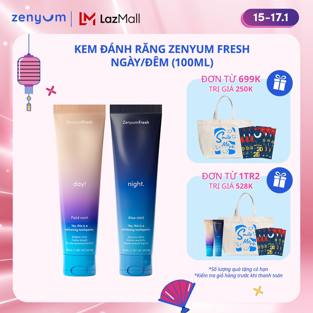 Kem Đánh Răng Zenyum Fresh Ngày/Đêm (100mL)