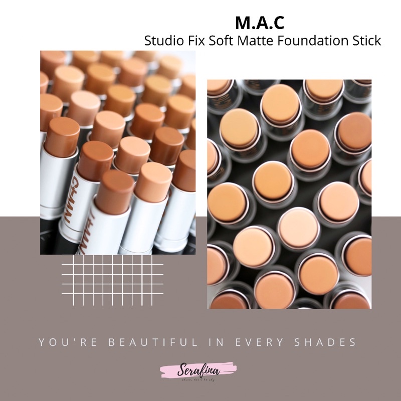 Kem Nền Đa Năng Dạng Thỏi MAC Studio Fix Soft Matte Foundation Stick 9g |  