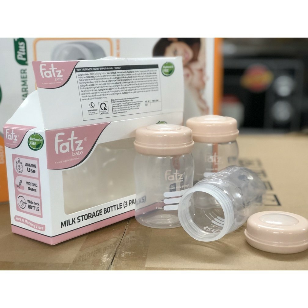 【HOT SALE】 BÌNH TRỮ SỮA CHÍNH HÃNG FATZ BABY 150ML