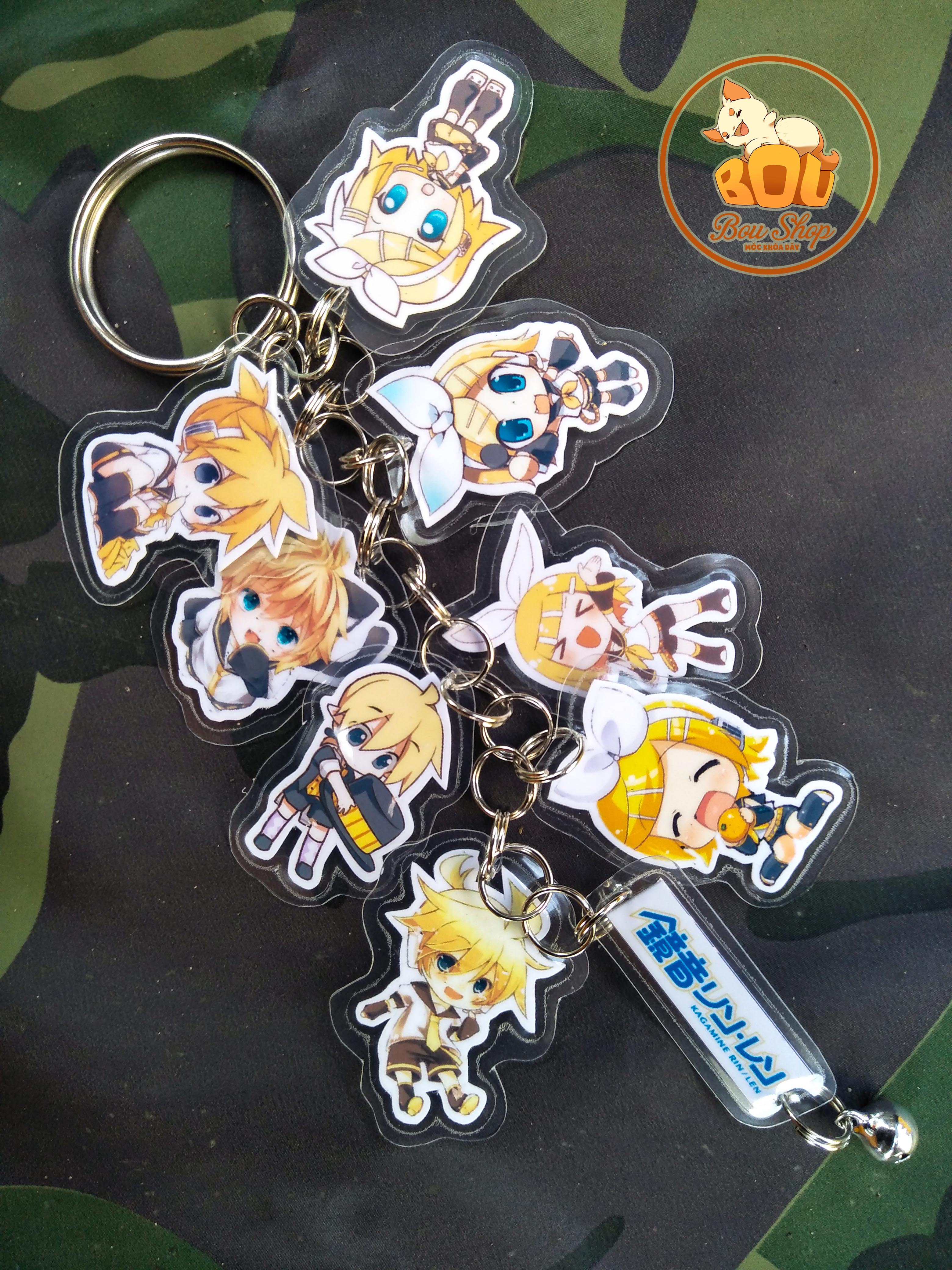 Móc khóa dây Vocaloid Rin Len