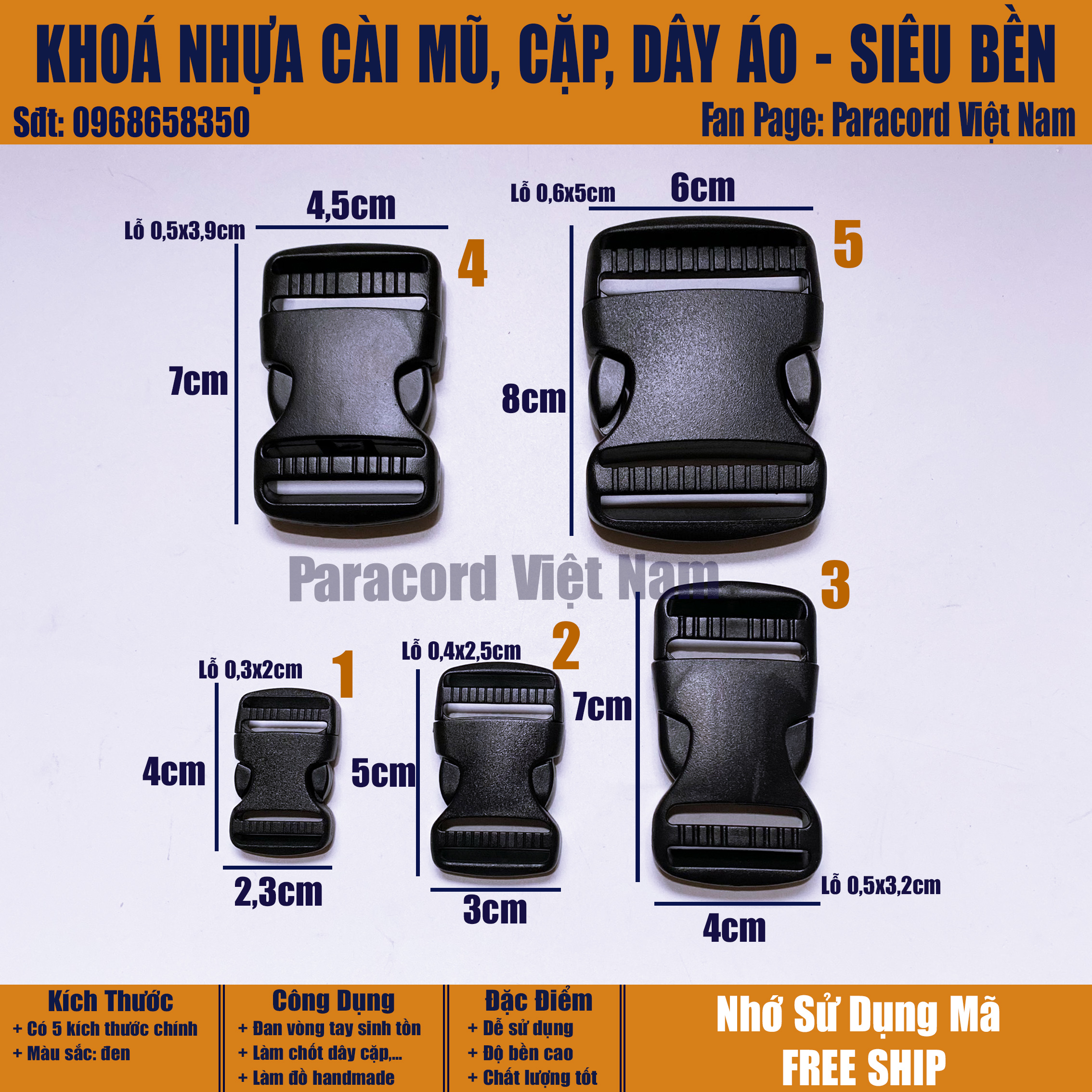 Khoá cài mũ bảo hiểm xe máy siêu bền