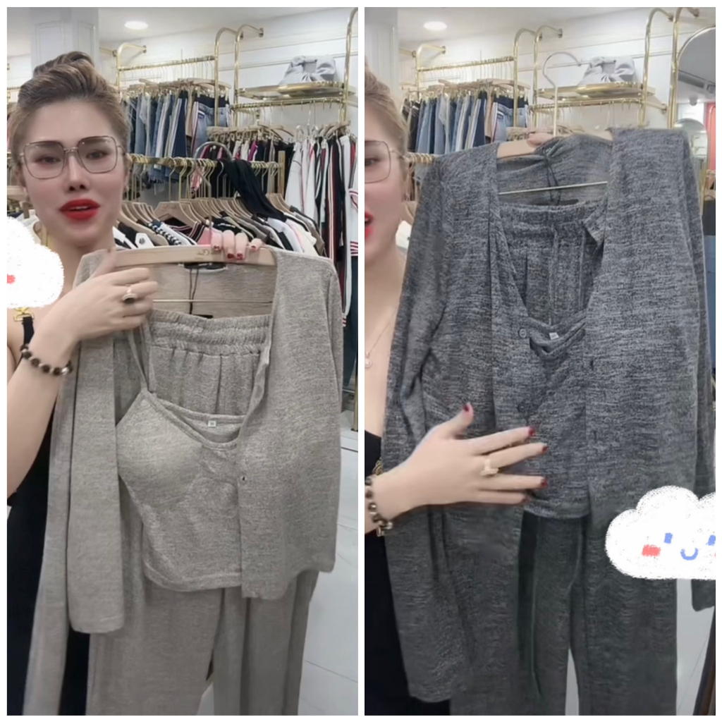 A11 set bộ thun hàn 3 món