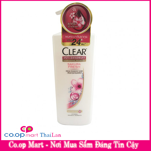 Dầu gội đầu clear hoa anh đào sakura thái lan 450ml