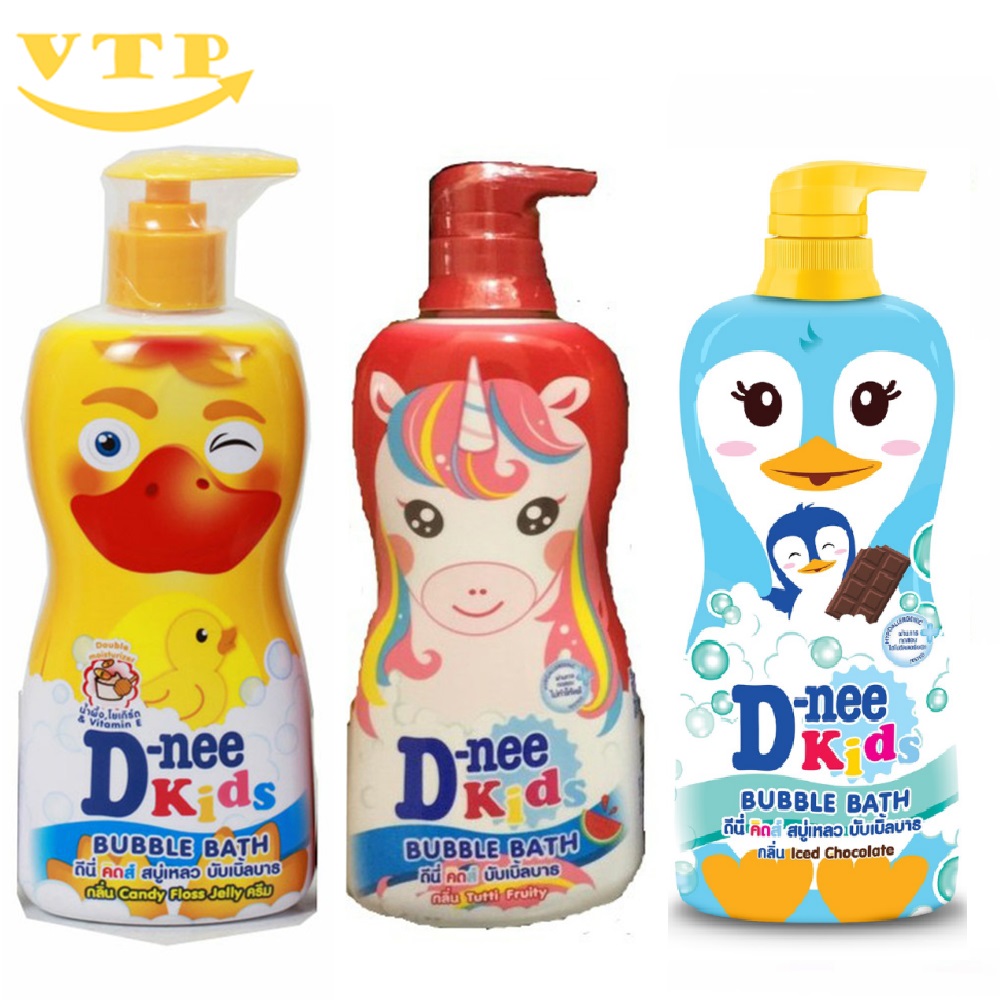Combo 2 Chai Sữa Tắm Gội Dnee-Kid Hình Thú 400ml Thái Lan