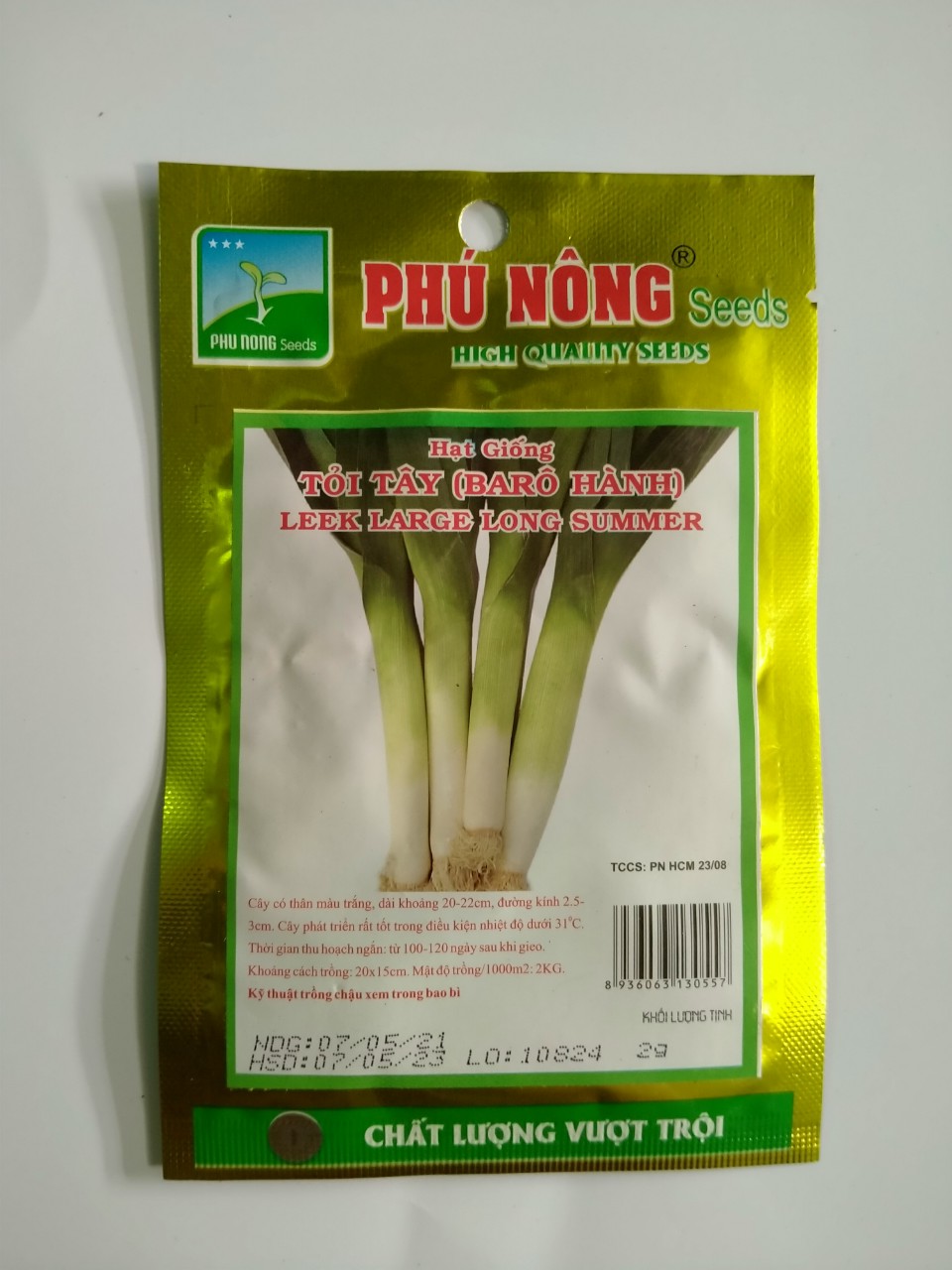 Hạt giống tỏi tây Phú Nông gói 2gr