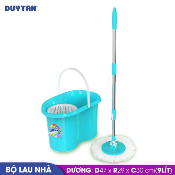 Bộ lau nhà nhựa duy tân 9 lít - 04199 - giao màu ngẫu nhiên