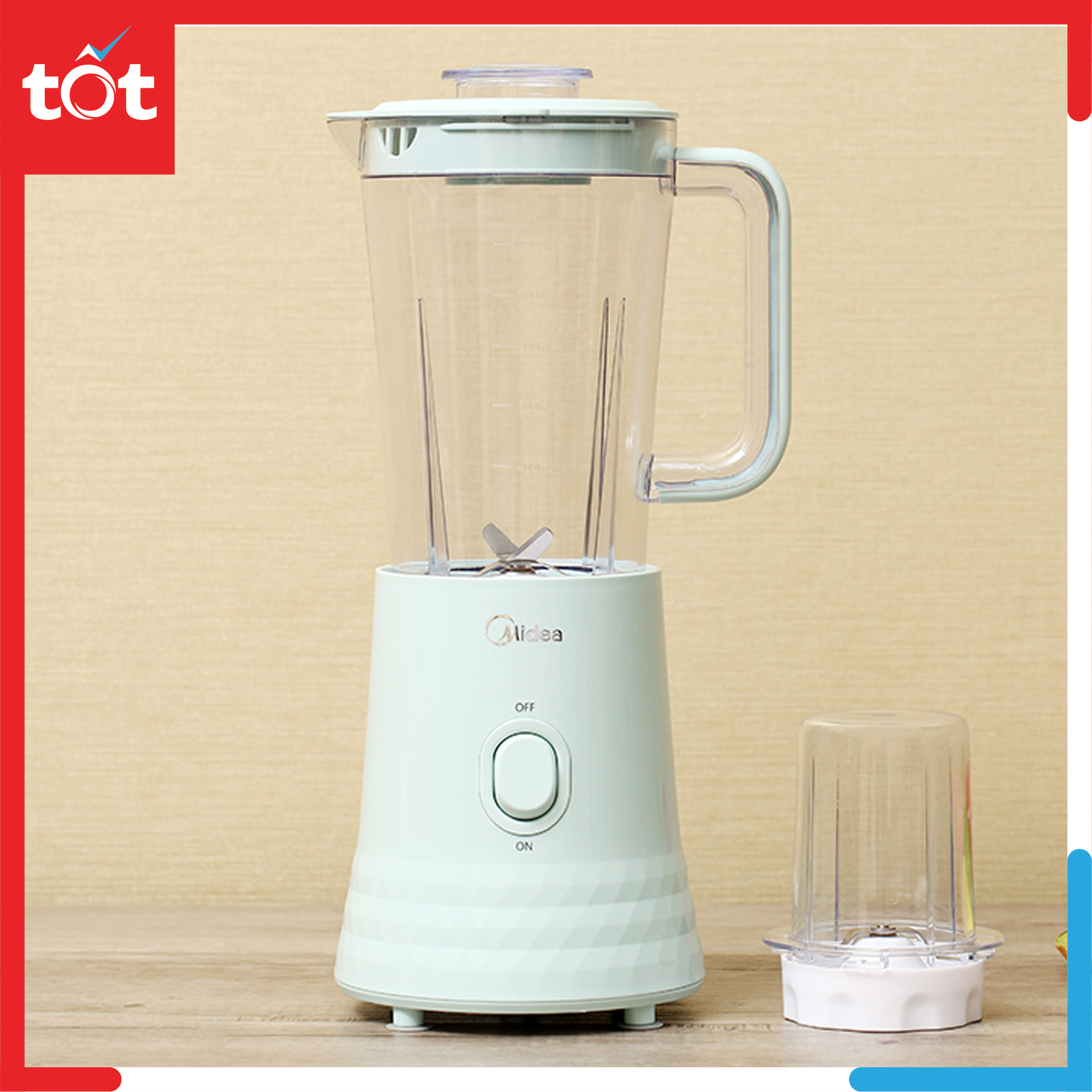 Máy xay sinh tố midea mj-bl35 xanh