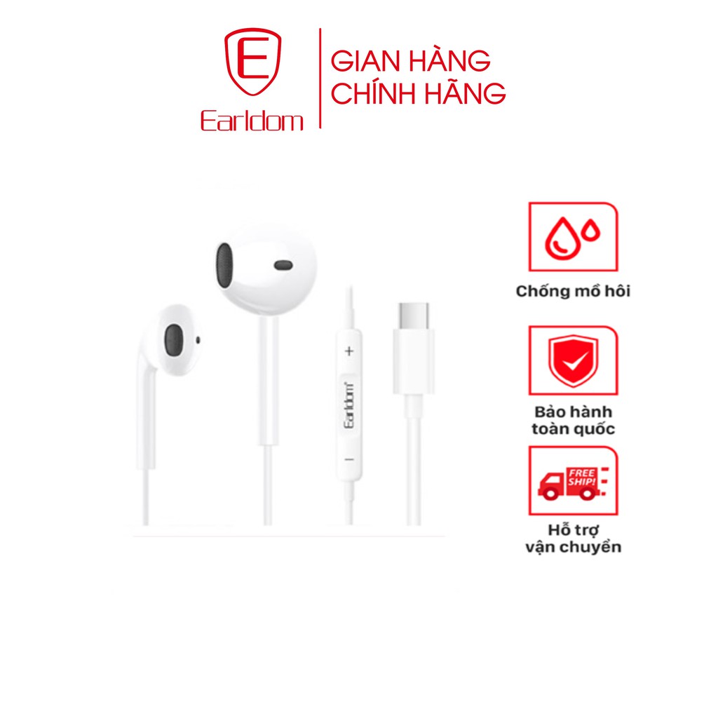 Tai nghe có dây chân Type C Earldom E19