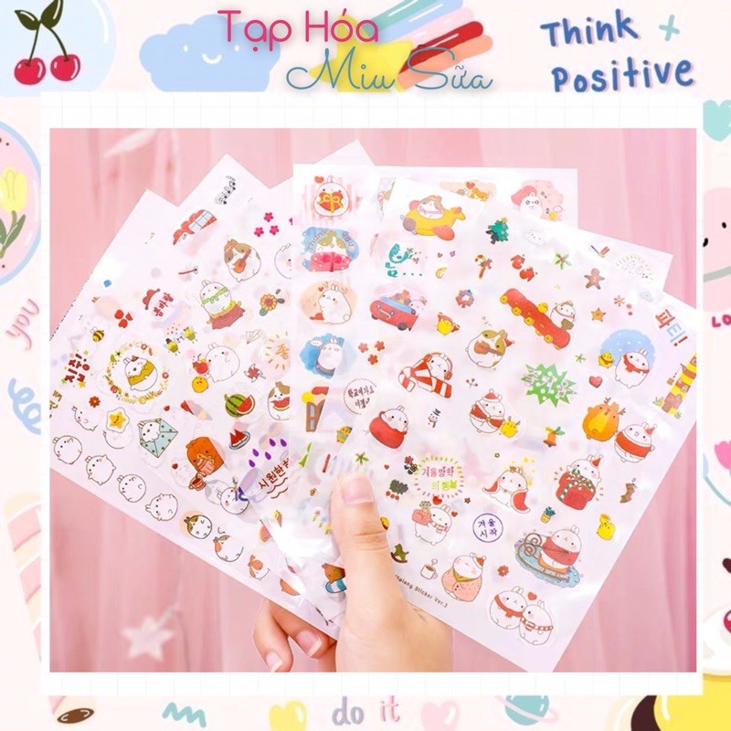 Sticker hoạt hình cute dễ thương - MiuSua