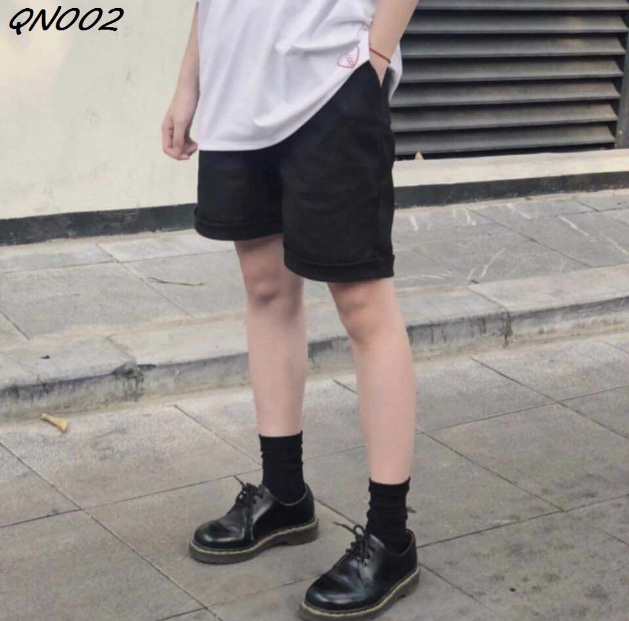 [HÌNH THẬT] Quần short jean nam màu trắng đen không rách thời trang nam cao cấp form slimfit co giãn