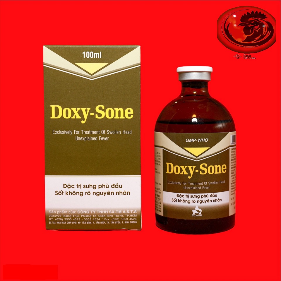DOXY - SONE 100ml sưng phù đầu, sốt dành cho gà đá