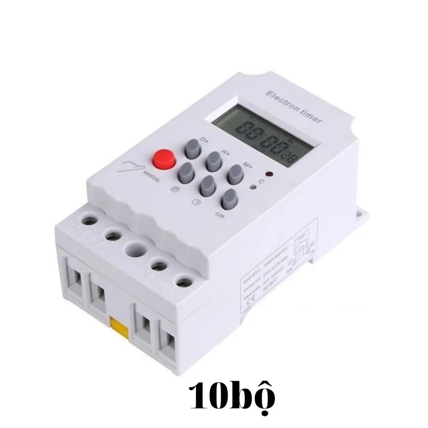Đồng hồ hẹn giờ kỹ thuật số KG316T-II 25A/220v công tắc hẹn giờ điện tử luân phiên 16 chu kỳ trong ngày