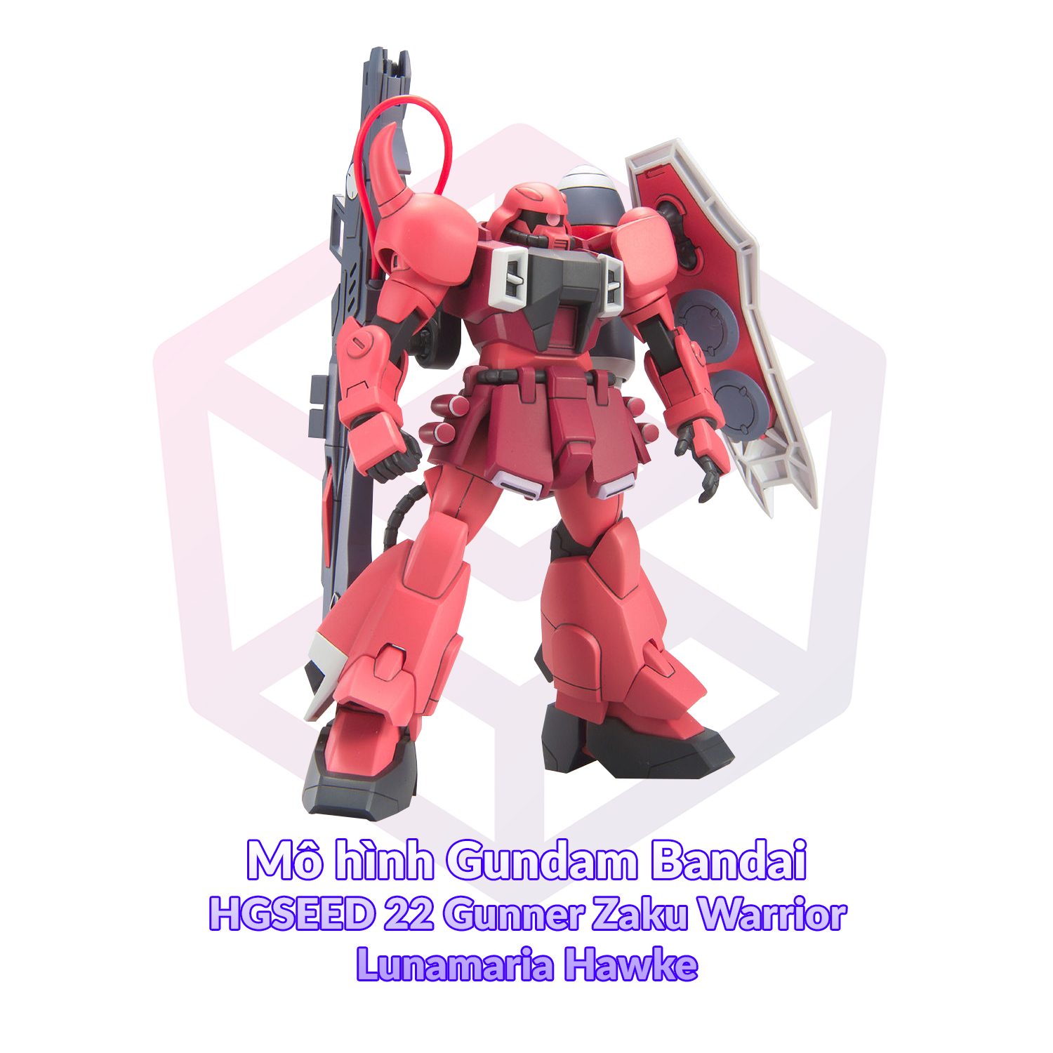 Mô hình Gundam Bandai HGSEED 22 Gunner Zaku Warrior Lunamaria Hawke 1 144