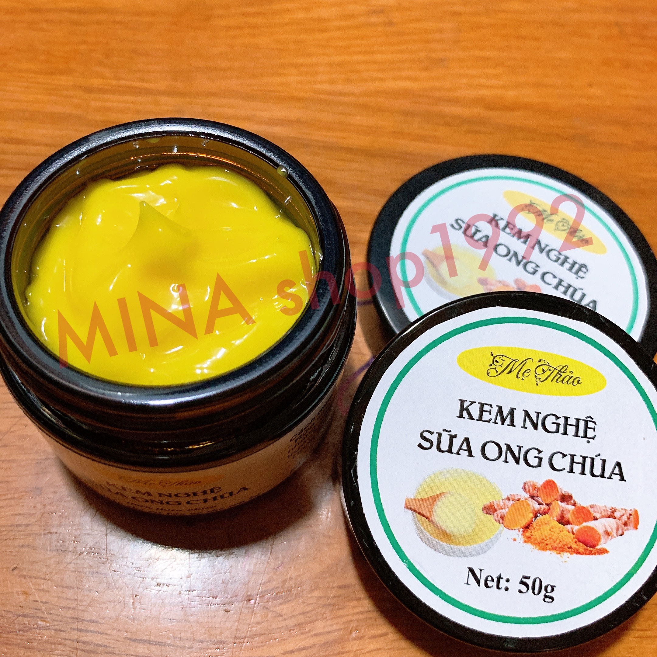 100g kem nghệ sữa ong chúa cao cấp - handmade - 100% tự nhiên
