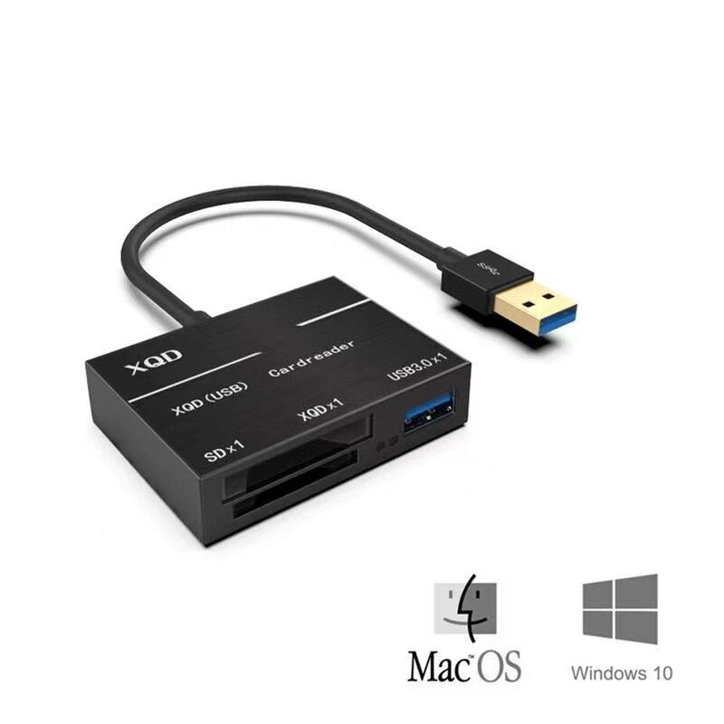 LZD đầu đọc thẻ SD XQD MBgiây tối đa 500 Bộ chuyển đổi Camera Hub XQD USB3.0 tốc độ cao