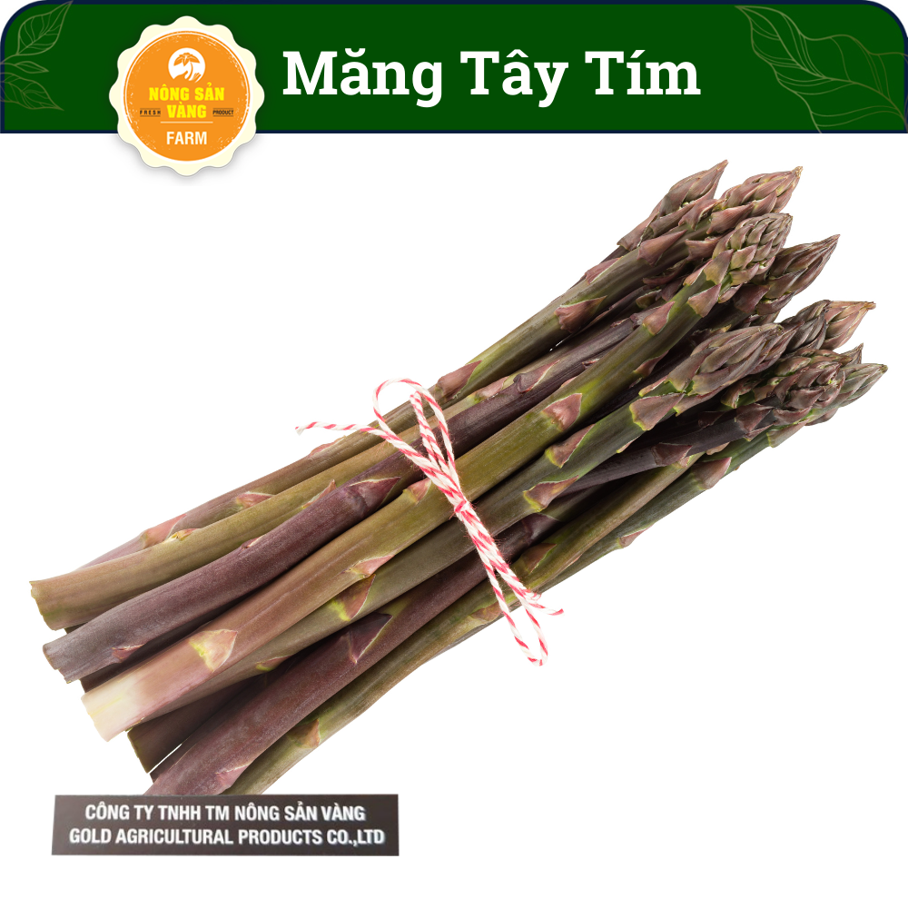 Hạt giống Măng Tây Tím Loại Cây Trồng Ưa Khí Hậu Mát, Ưa Ánh Sáng Mặt Trời (Gói 10 Hạt) - Nông Sản Vàng