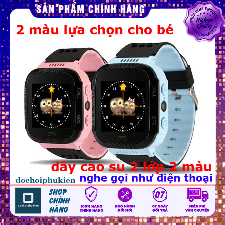 đồng hồ định vị trẻ em sài sim nghe gọi như điện thoại quản lý con đi học dễ dàng 2 màu sắc bé trai bé gái siêu dễ thương có app điều khiển đồng hồ từ xa