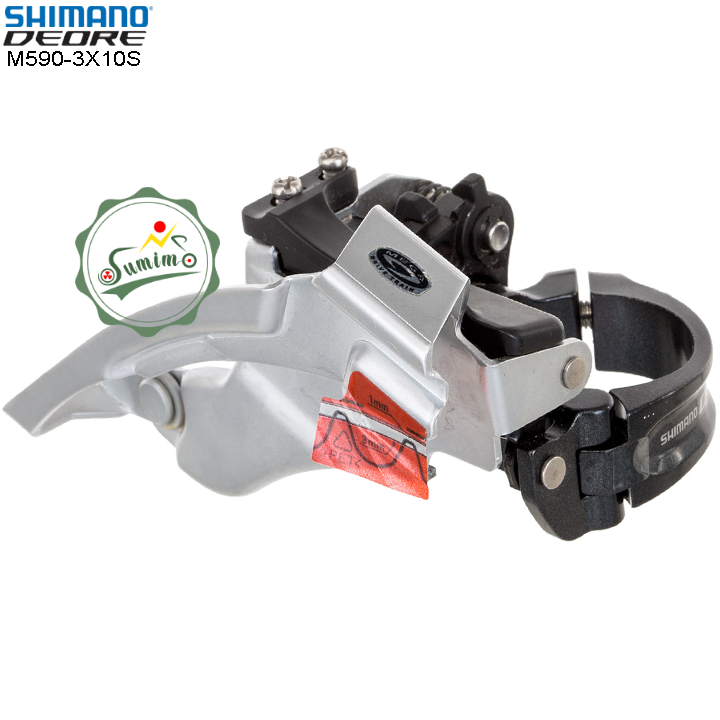 Sang dĩa SHIMANO Deore FD-M590 cổ dê 34.9mm 3x10 Speed - Chính hãng