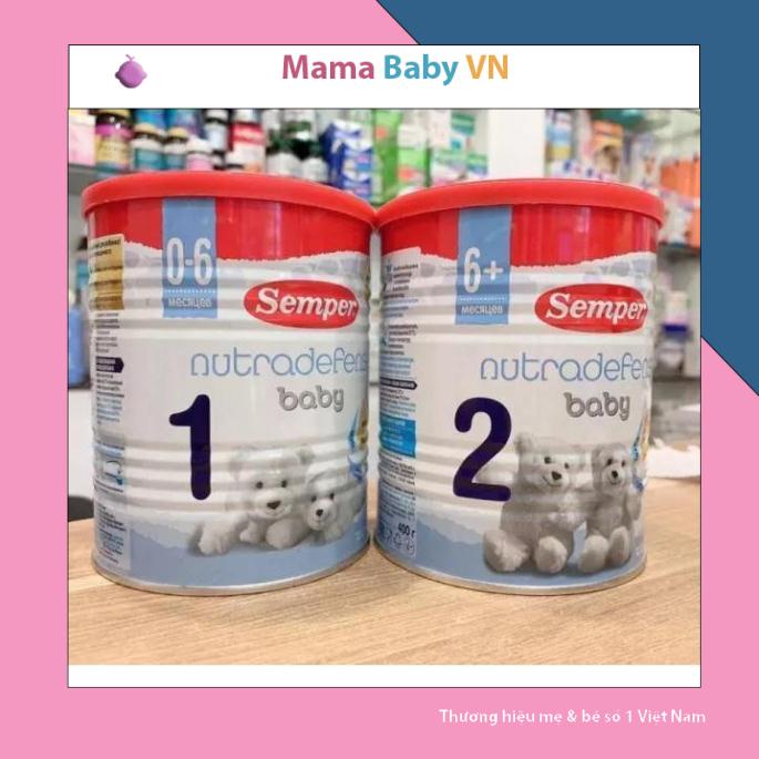 Sữa semper nga 400gr đủ số 1 số 2 nội địa date mới