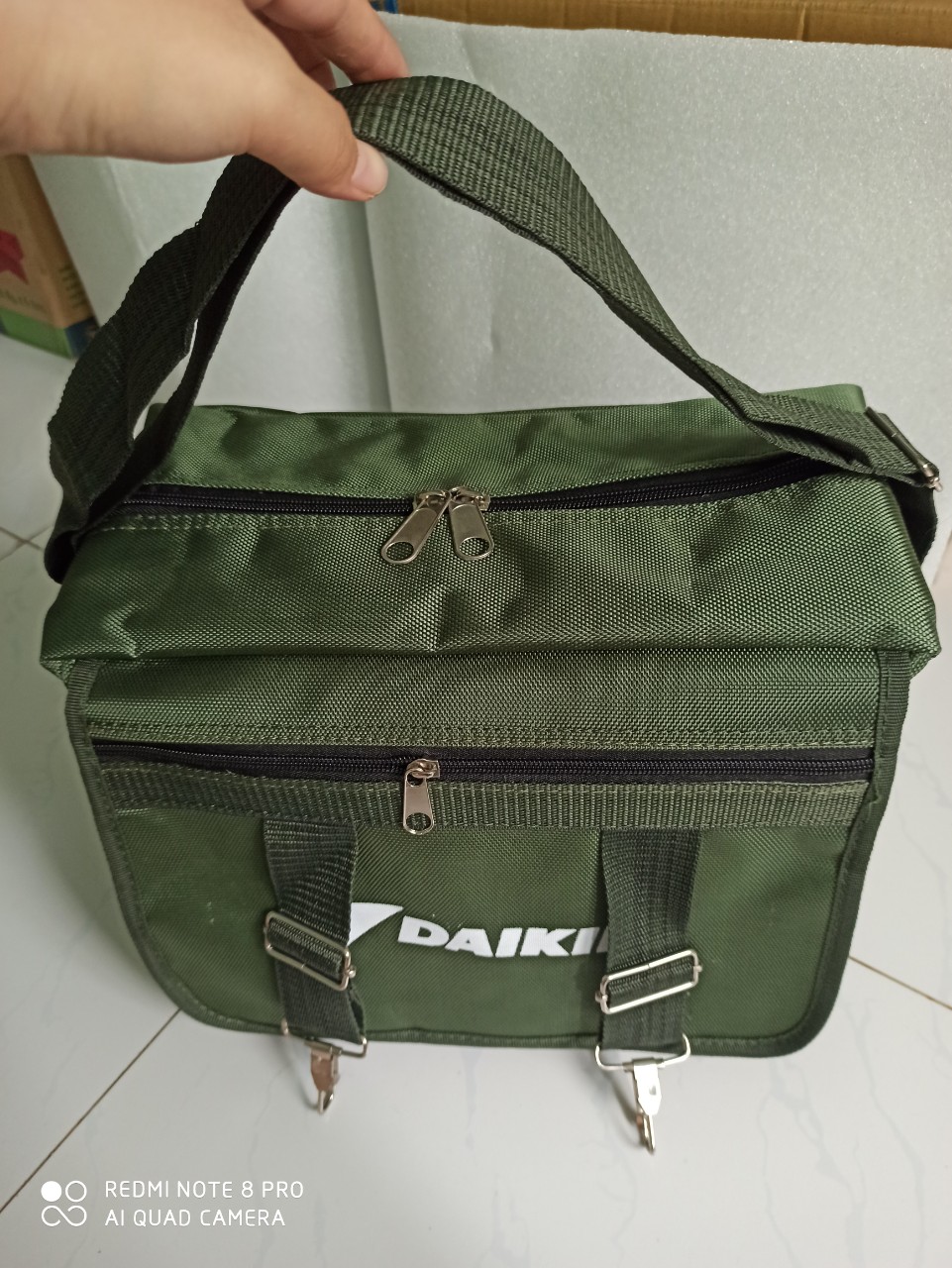Túi đựng đồ nghề ngang có móc