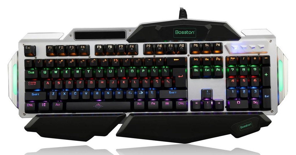 Bàn phím cơ chuyên game bosston mk 915 phím cơ led rgb