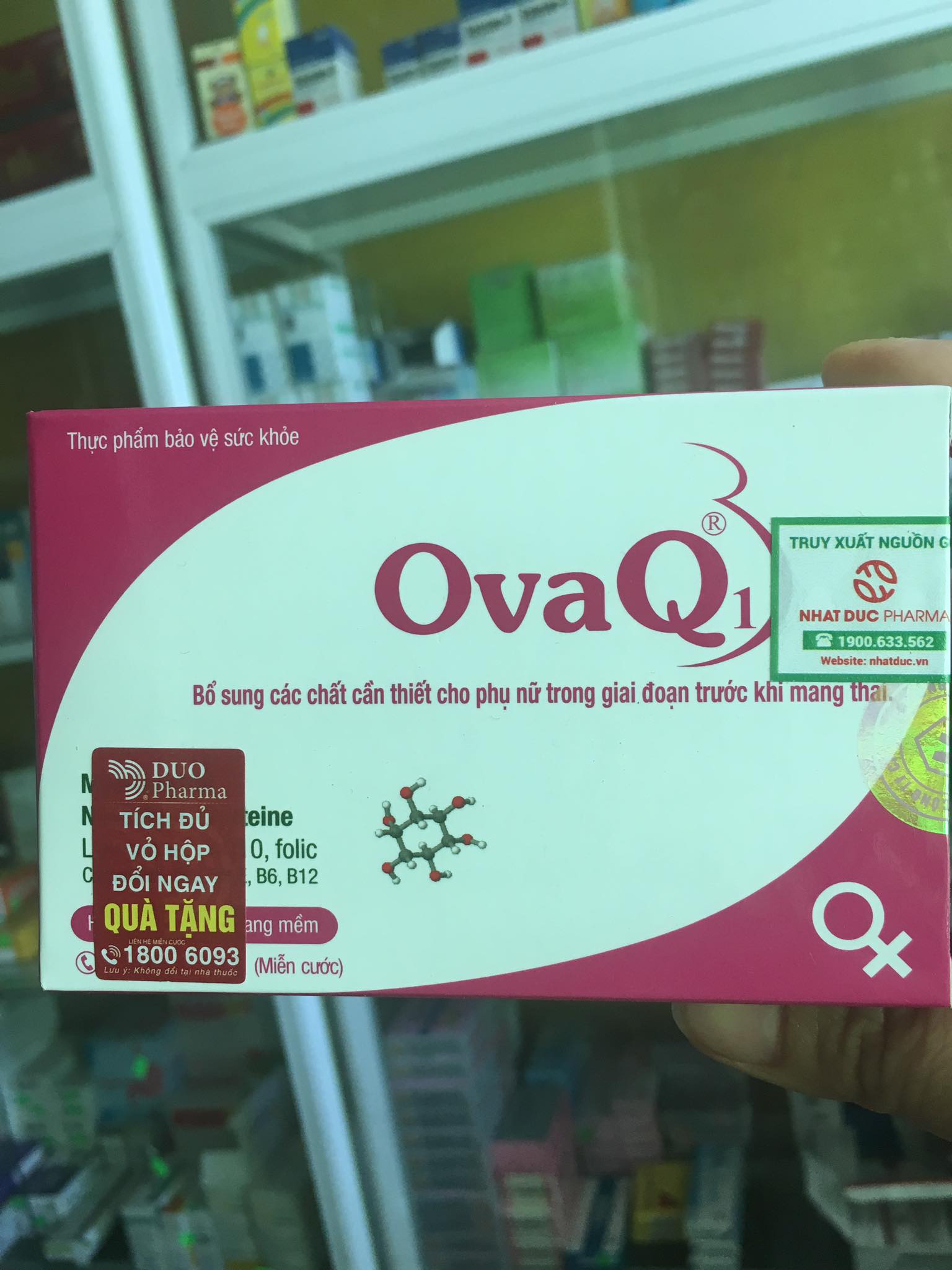 OVAQ1 GIÚP KHỎE TRỨNG, MANG THAI TỰ NHIÊN