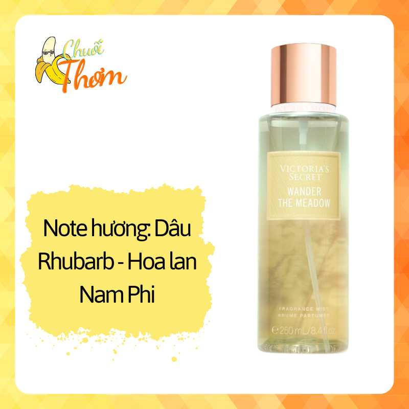 TESTER WANDER THE MEADOW - XỊT THƠM BODY MIST VICTORIA'S SECRET