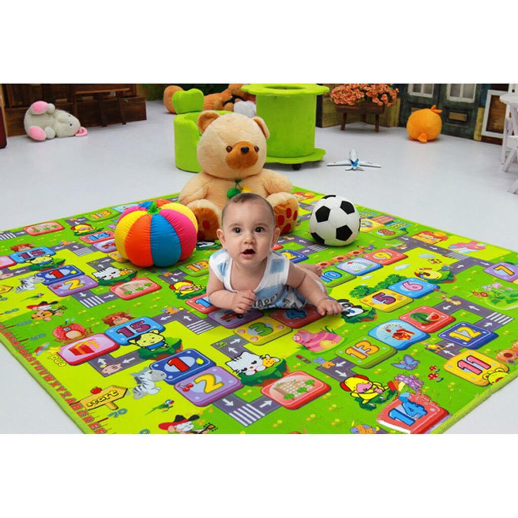 Chiếu xốp loại 1.8m x 2m / 2m2 x 2m / 3m x 2m , Thảm xốp tạo khu vui chơi cho bé Maboshi, CHIẾU XỐP HÀN QUỐC 2 MẶT CAO CẤP