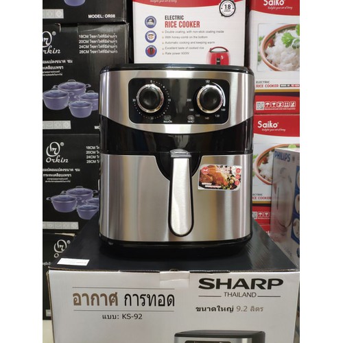 Nồi Chiên Không Dầu Sharp 10.2 Lít- Hàng công ty bảo hành chính hãng